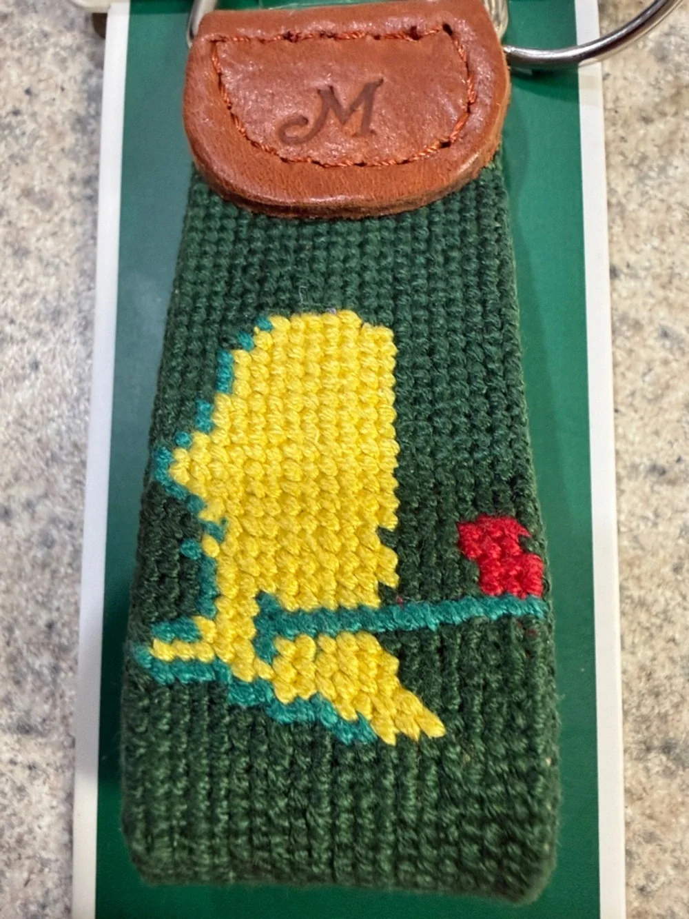 2026 Masters Tournament Hand-Stitched Needlepoint Key fob!!🔥🔥🔥 - Picture 4 of 10
